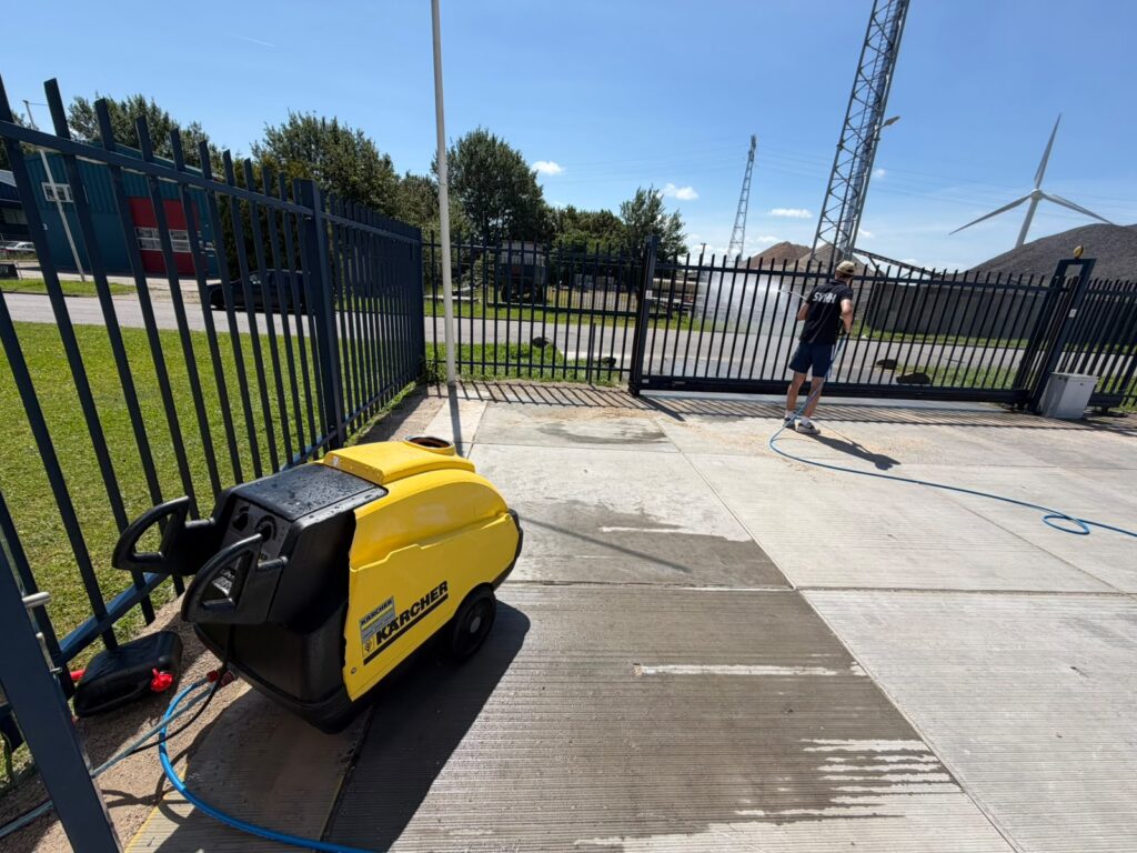 Hoge druk schoonmaken